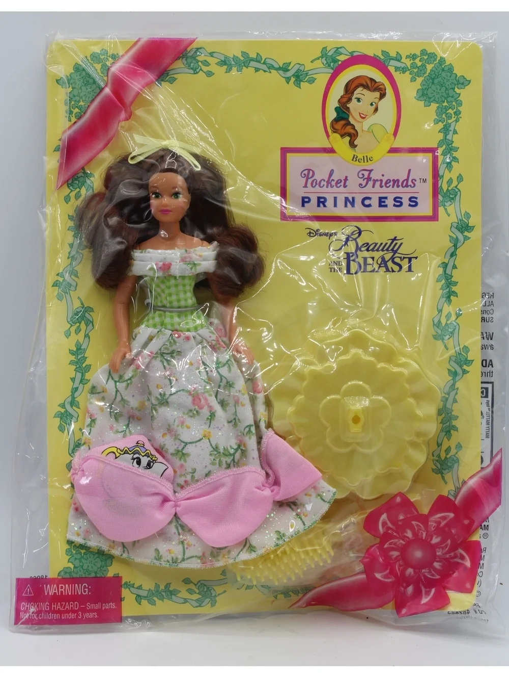 NEW Disney's Beauty and the Beast Belle Pocket Friends Princess Barbie Doll 7
